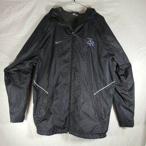Mens Nike Storm-Fit Lined Waterproof Rain Jacket Size Adult Large Black